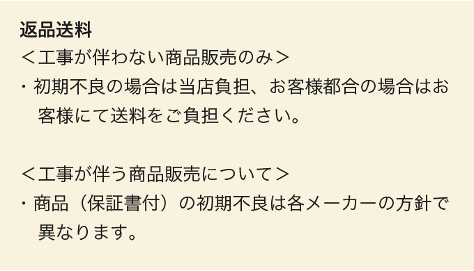 返品送料